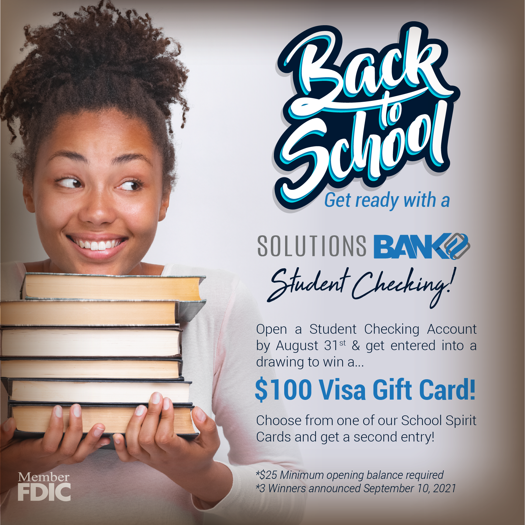 Back to School - Student Checking Promo - Square
