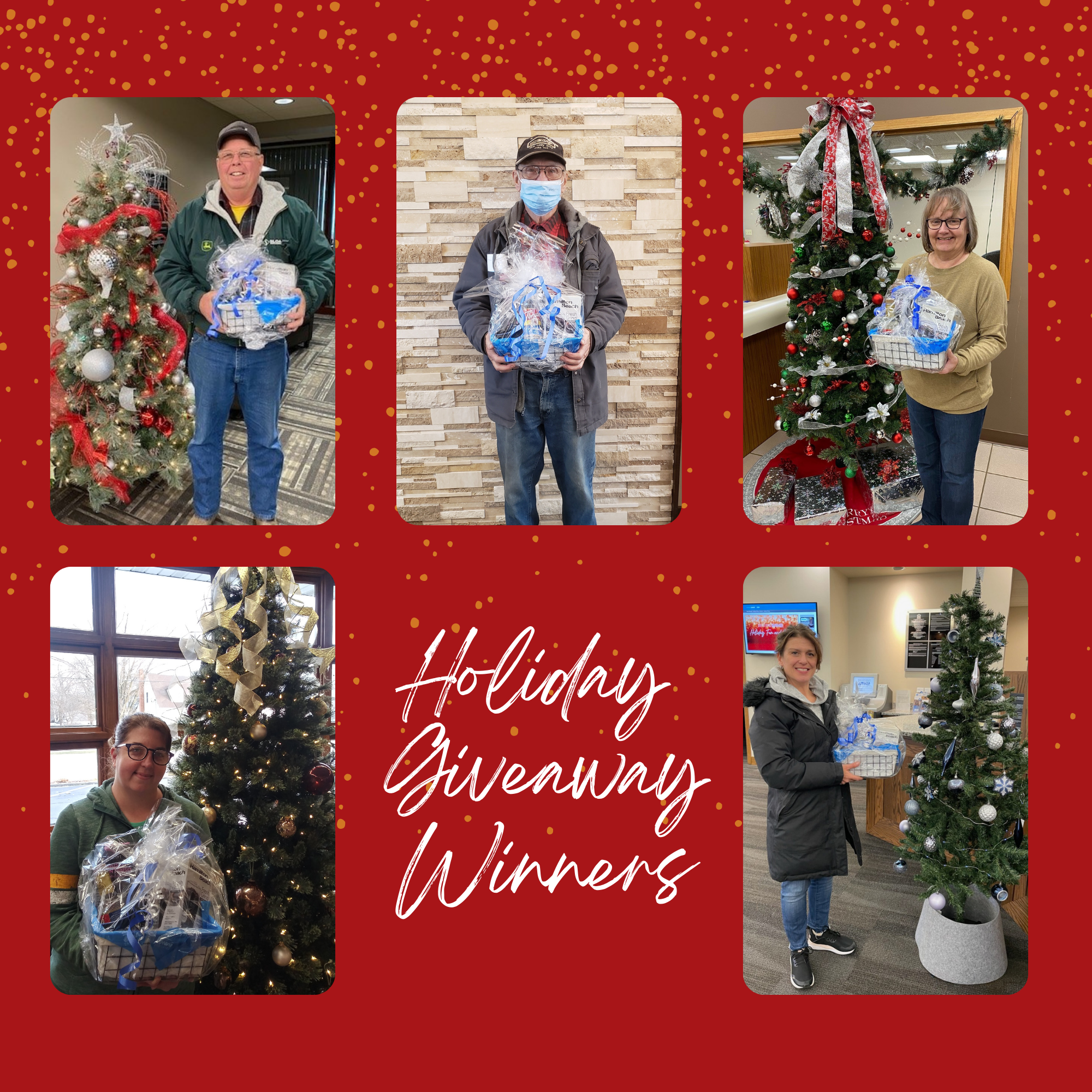 Holiday Giveaway Winners